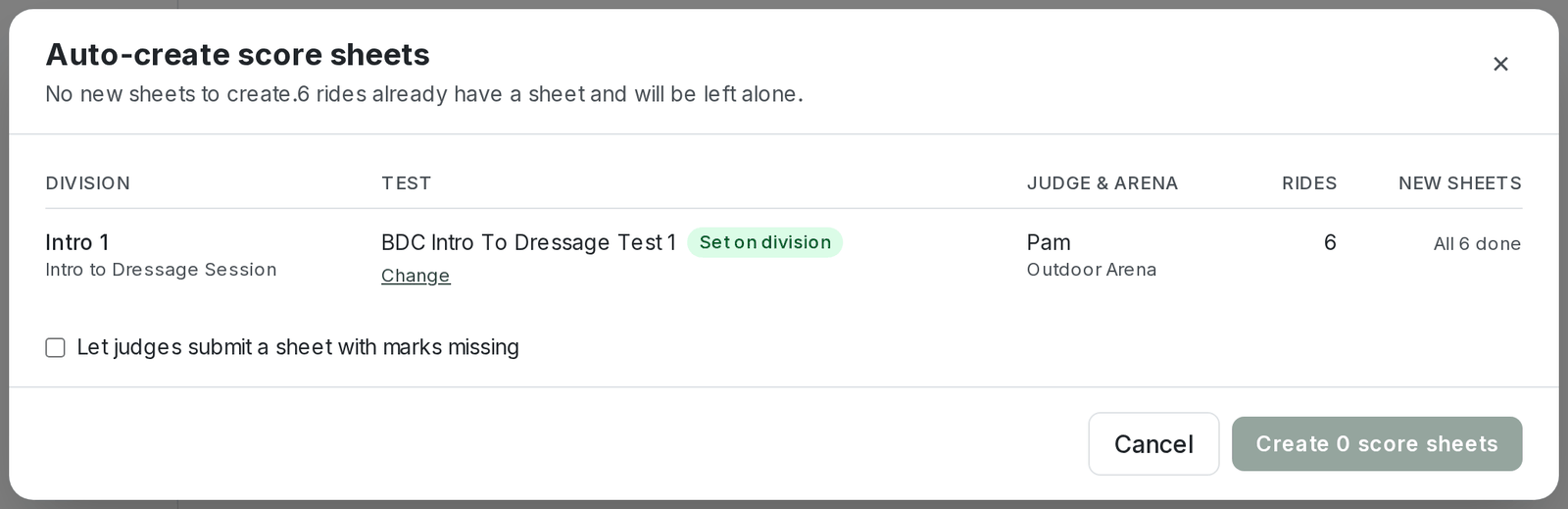 The auto-create plan, before anything is created