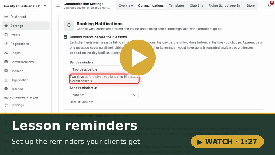 Watch: Lesson reminders (1:27)